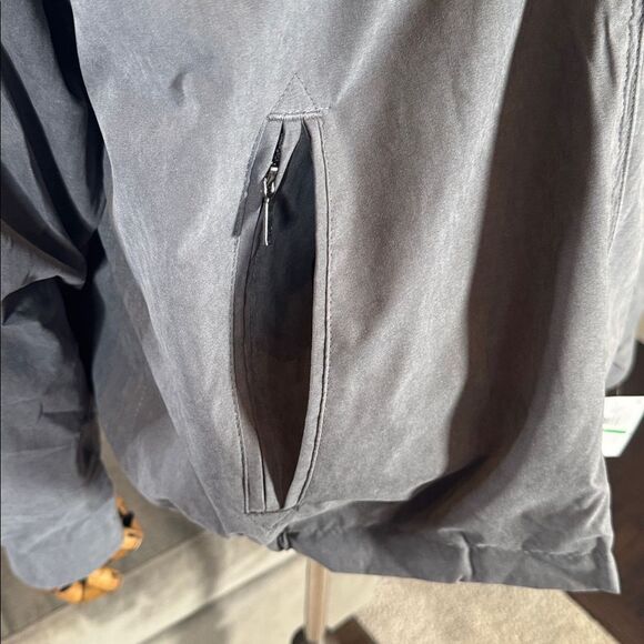 London Fog Men's Iron Gray Lightweight Zip Front Golf Jacket Size L NEW - Picture 7 of 16